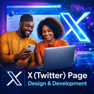 50. x (twitter) page design & development