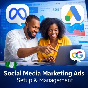 55. social media marketing (meta or google) setup & management