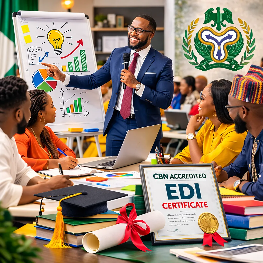 58. business training & cbn accredited edi certification